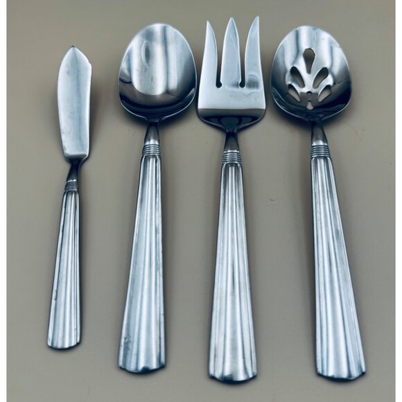 4 Pfaltzgraff KENILWORTH Serving Pieces Spoons - Picture 1 of 4